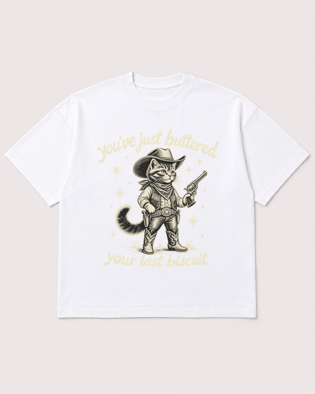 Mockup Boxy Heavyweight Tee White product