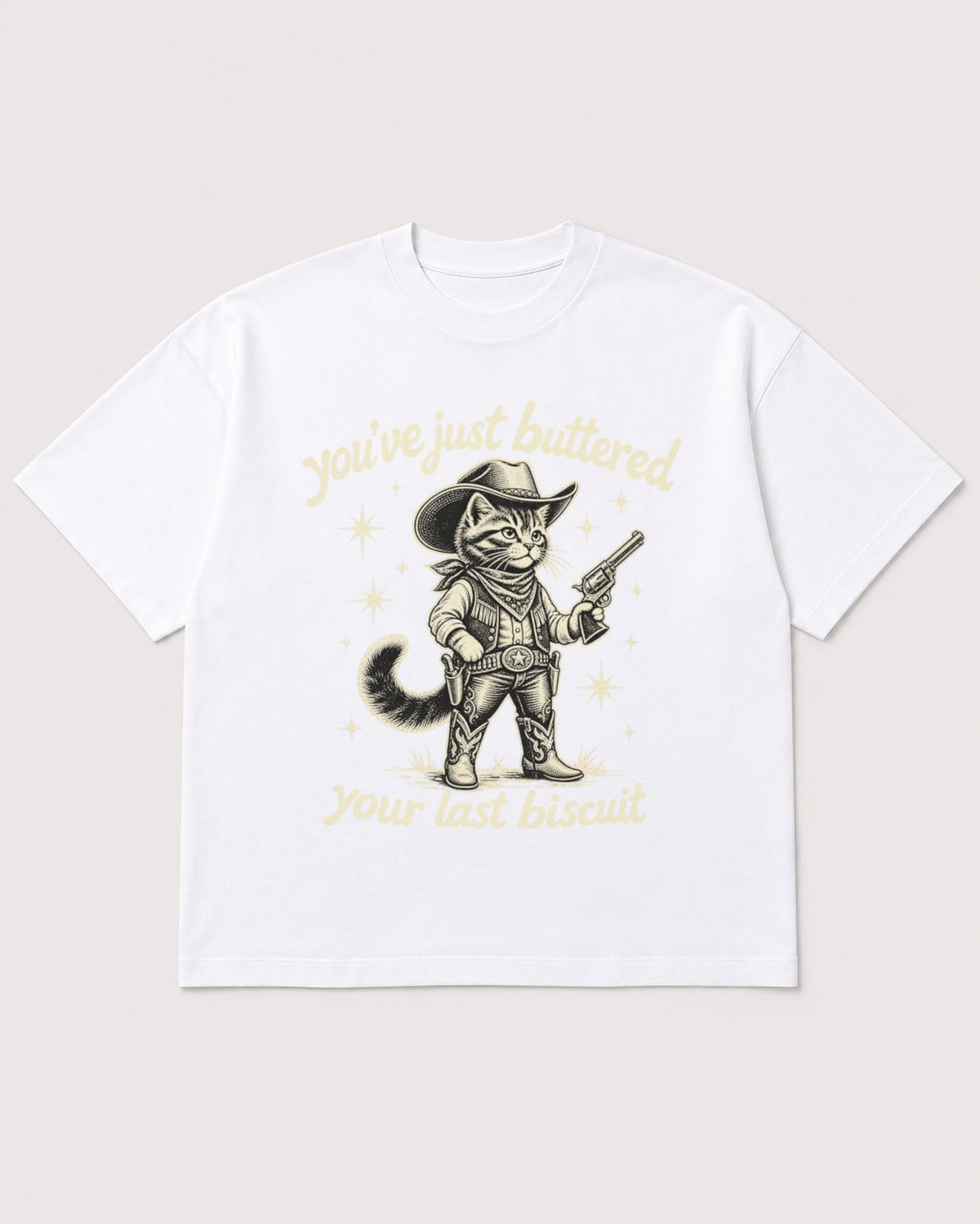Mockup Boxy Heavyweight Tee White product