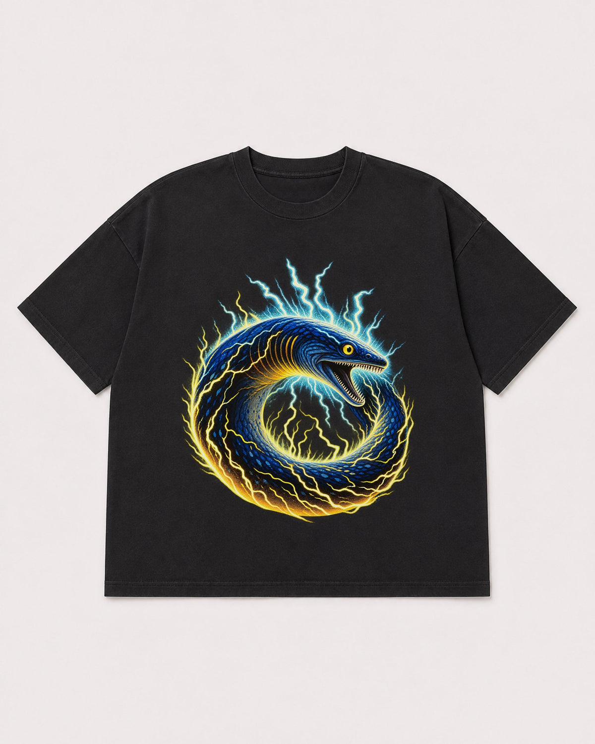 Mockup Boxy Heavyweight Tee Black product