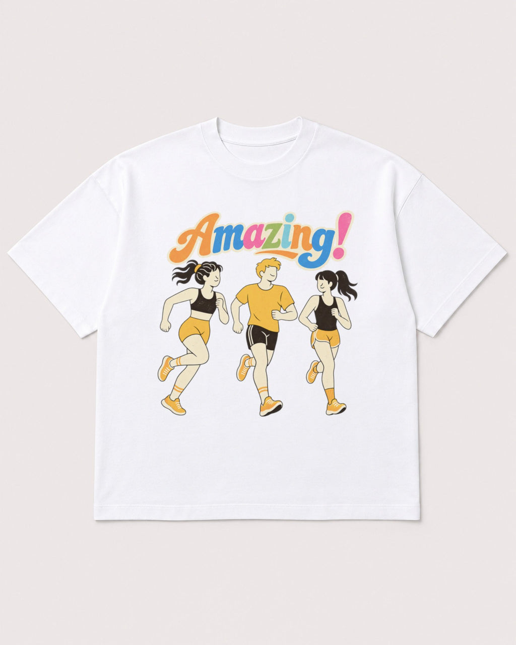 Mockup Boxy Heavyweight Tee White product