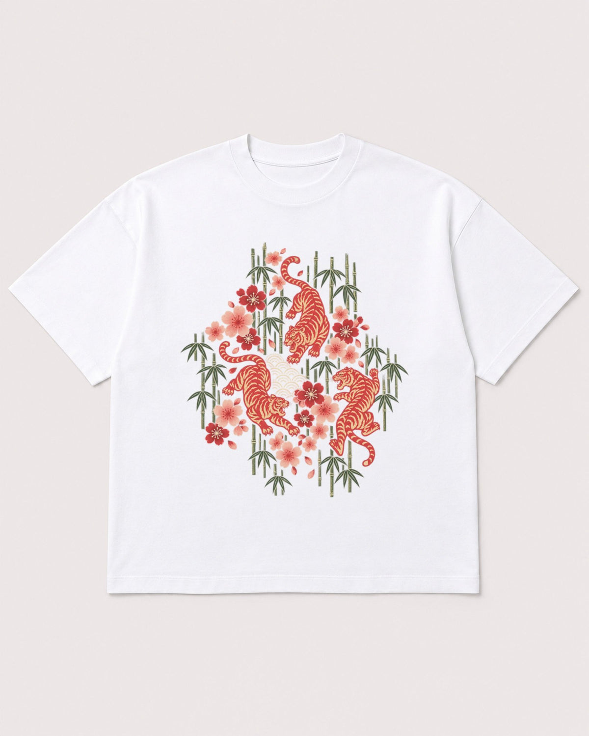 Mockup Boxy Heavyweight Tee White product