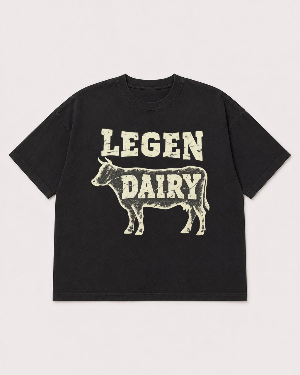 Mockup Boxy Heavyweight Tee Black product