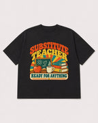 Mockup Boxy Heavyweight Tee Black product