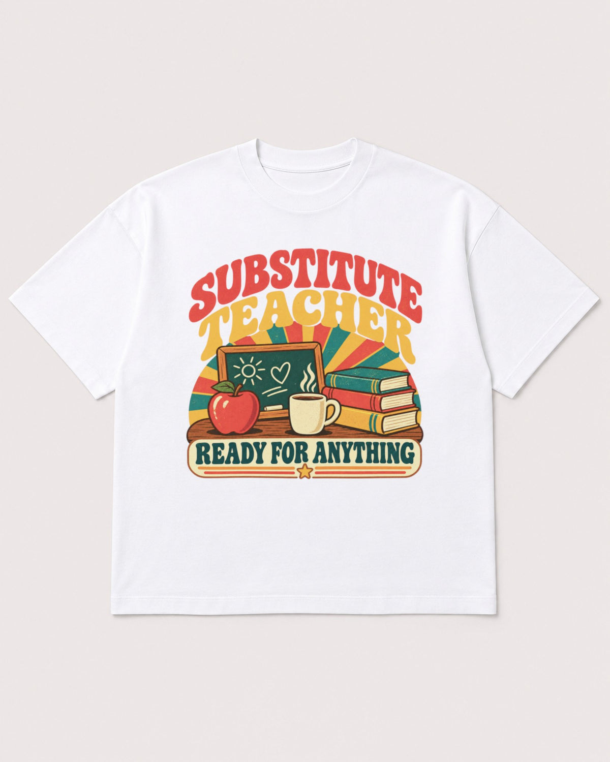 Mockup Boxy Heavyweight Tee White product