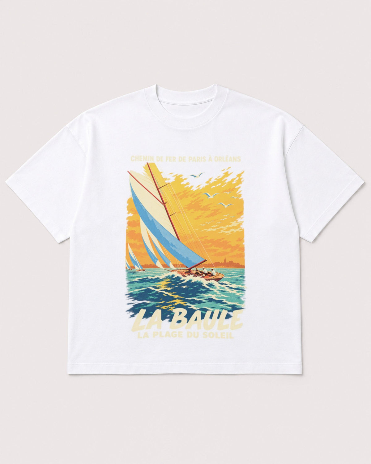 Mockup Boxy Heavyweight Tee White product