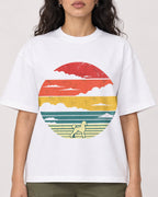 Mockup Boxy Heavyweight Tee White female close-up 07