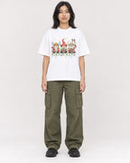 Mockup Boxy Heavyweight Tee White female full-body 22
