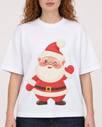 Mockup Boxy Heavyweight Tee White female close-up 09