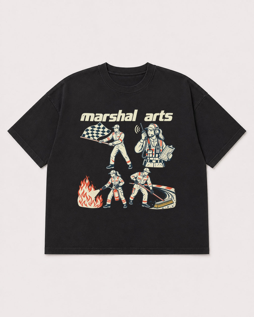 Mockup Boxy Heavyweight Tee Black product