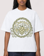 Mockup Boxy Heavyweight Tee White female close-up 04