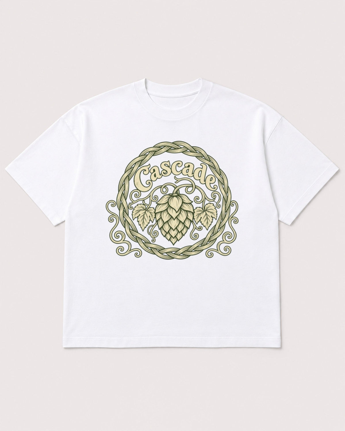 Mockup Boxy Heavyweight Tee White product