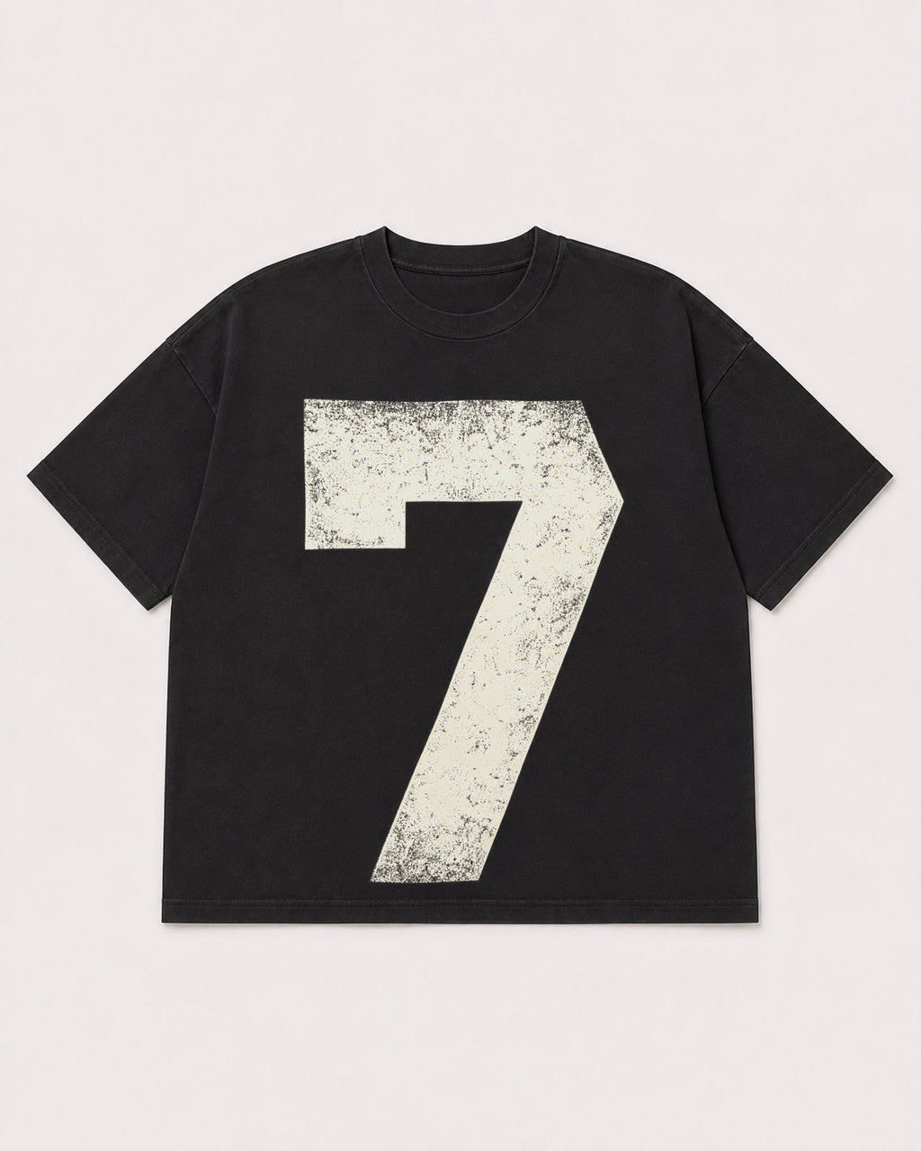 Mockup Boxy Heavyweight Tee Black product