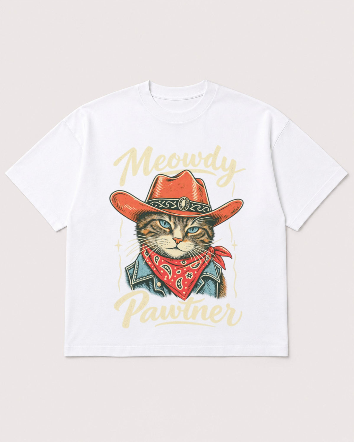 Mockup Boxy Heavyweight Tee White product