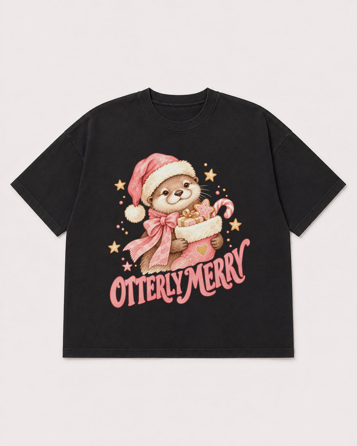Mockup Boxy Heavyweight Tee Black product