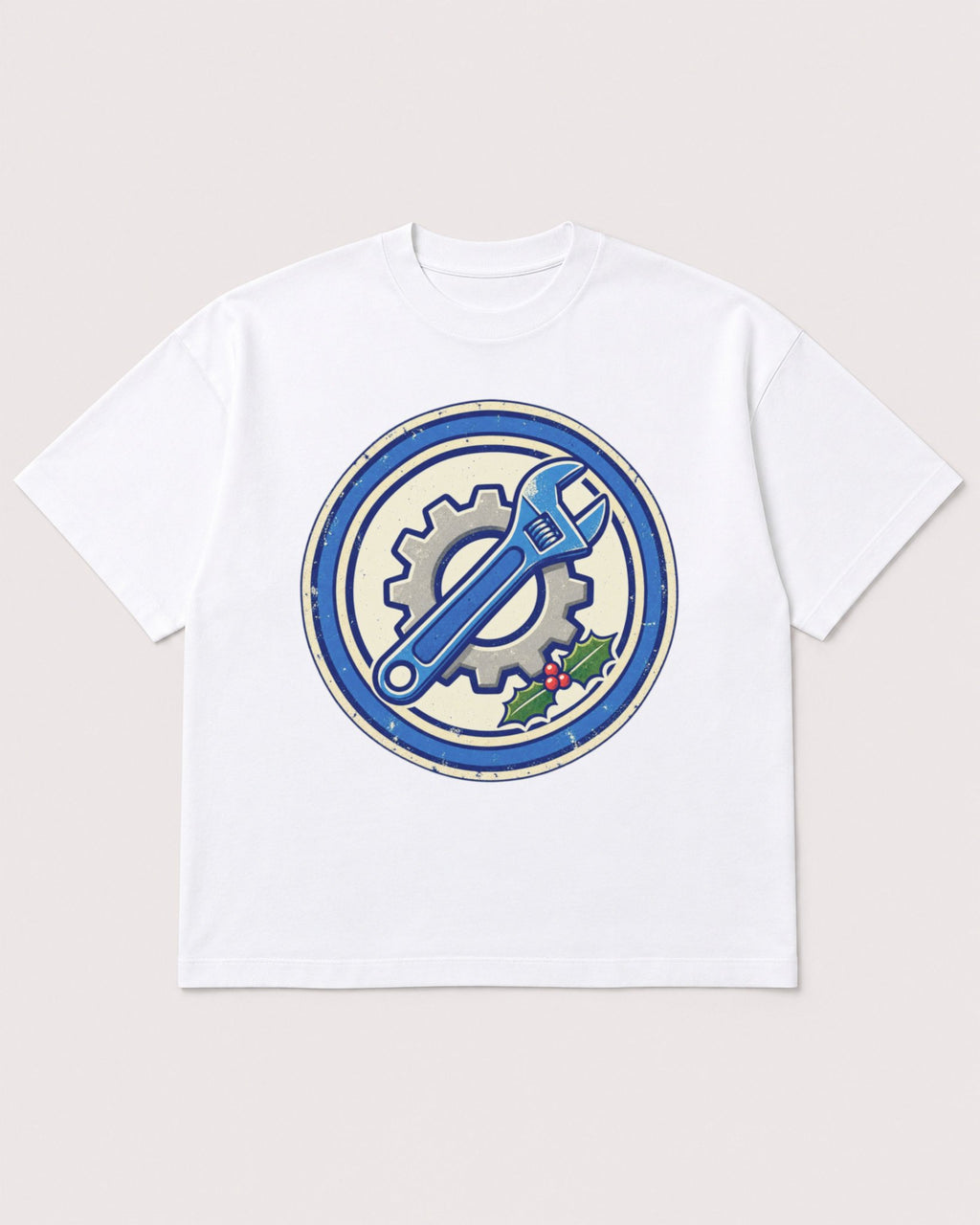Mockup Boxy Heavyweight Tee White product