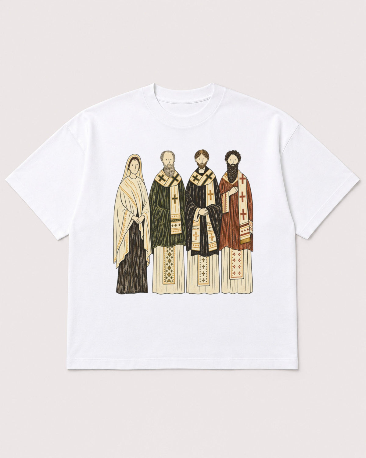 Mockup Boxy Heavyweight Tee White product