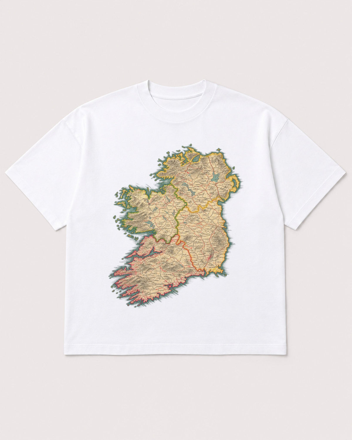 Mockup Boxy Heavyweight Tee White product