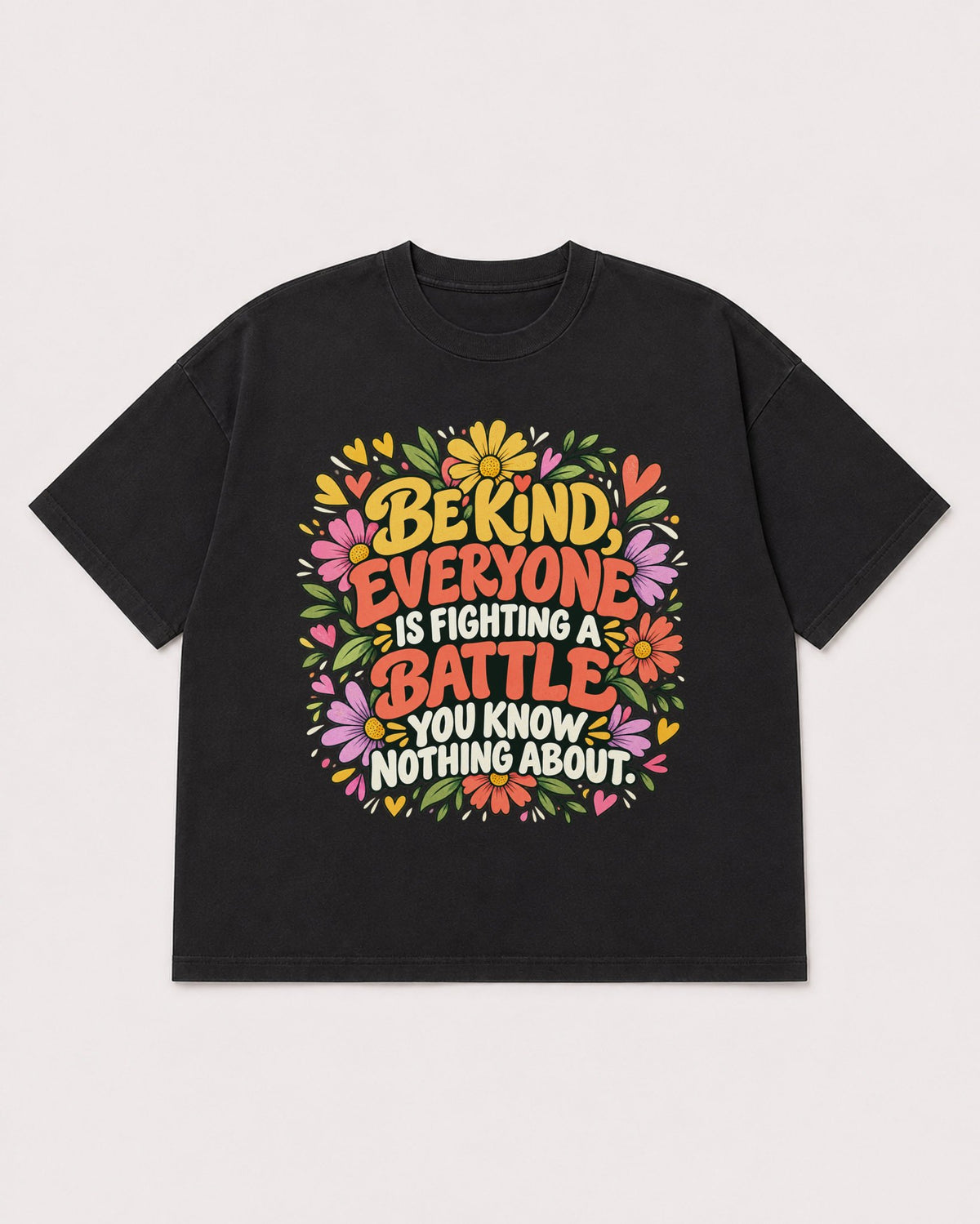 Mockup Boxy Heavyweight Tee Black product