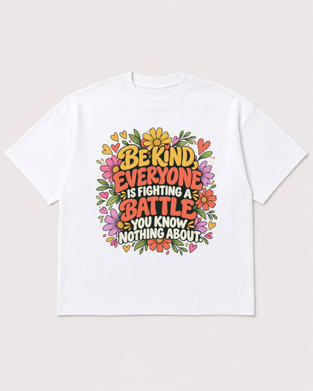 Mockup Boxy Heavyweight Tee White product