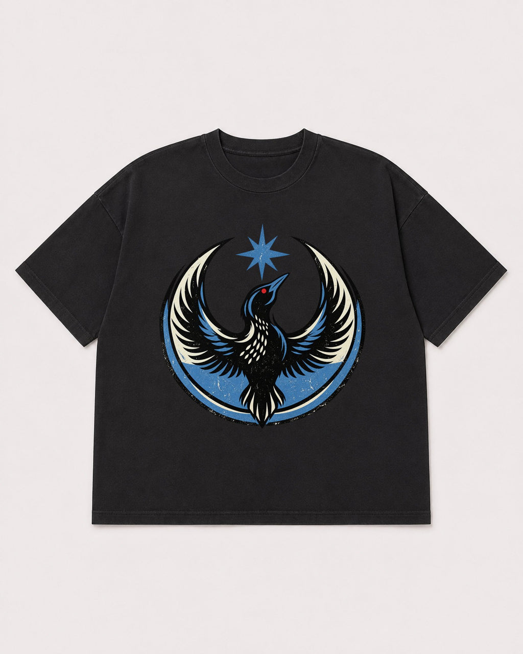 Mockup Boxy Heavyweight Tee Black product