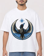 Mockup Boxy Heavyweight Tee White male close-up 02