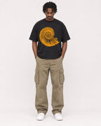 Mockup Boxy Heavyweight Tee Black male full-body 04