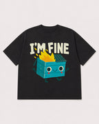 Mockup Boxy Heavyweight Tee Black product