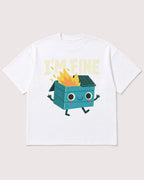 Mockup Boxy Heavyweight Tee White product