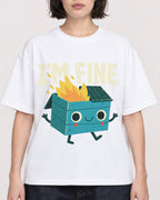 Mockup Boxy Heavyweight Tee White female close-up 39