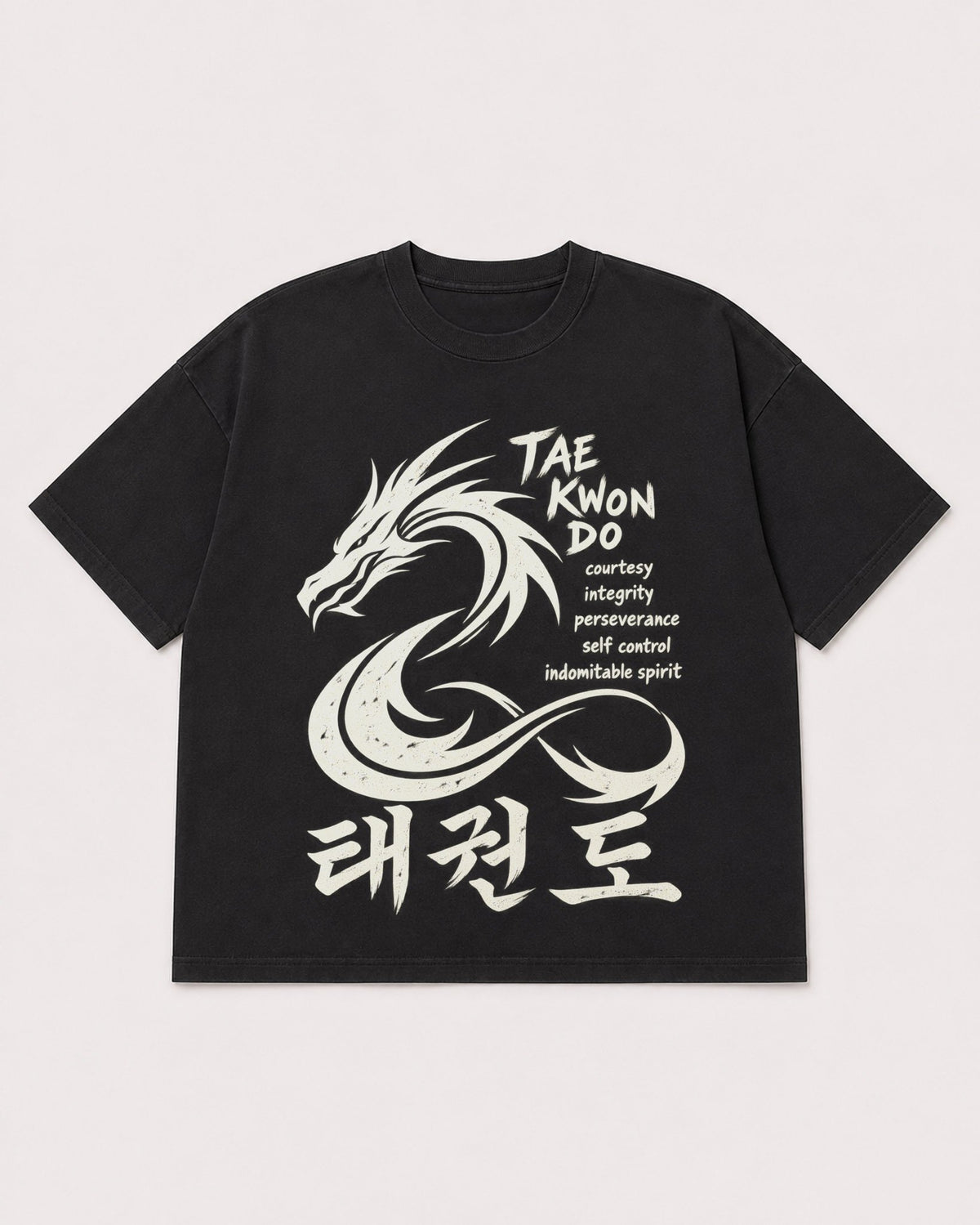 Mockup Boxy Heavyweight Tee Black product