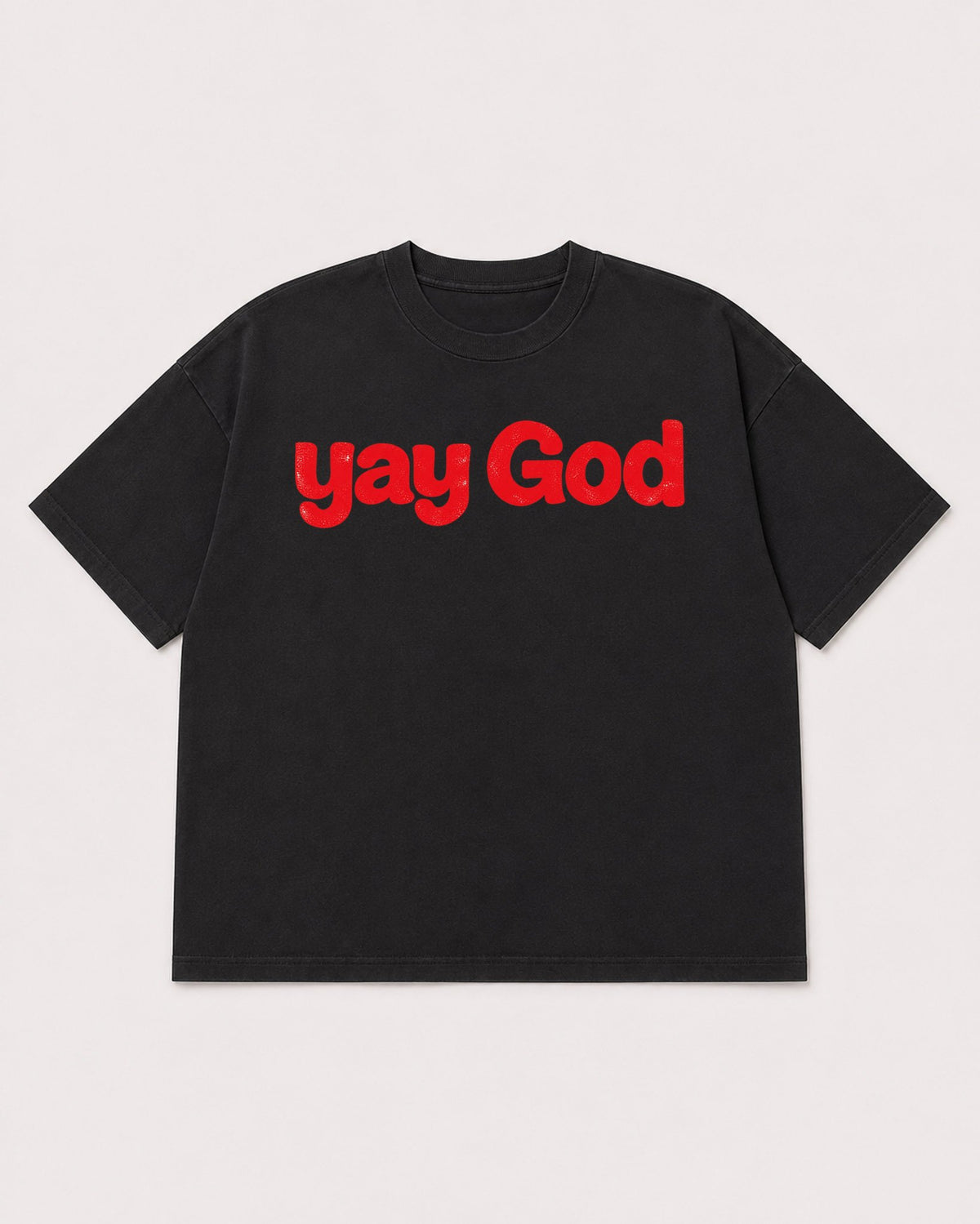 Mockup Boxy Heavyweight Tee Black product