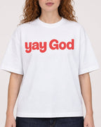 Mockup Boxy Heavyweight Tee White female close-up 09