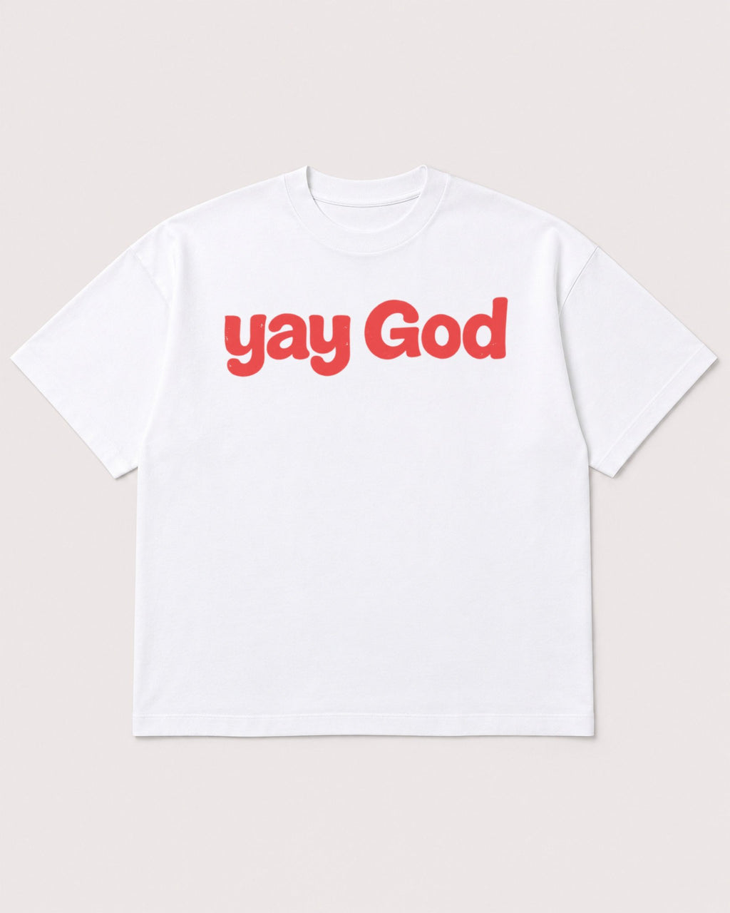 Mockup Boxy Heavyweight Tee White product