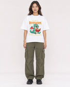 Mockup Boxy Heavyweight Tee White female full-body 02