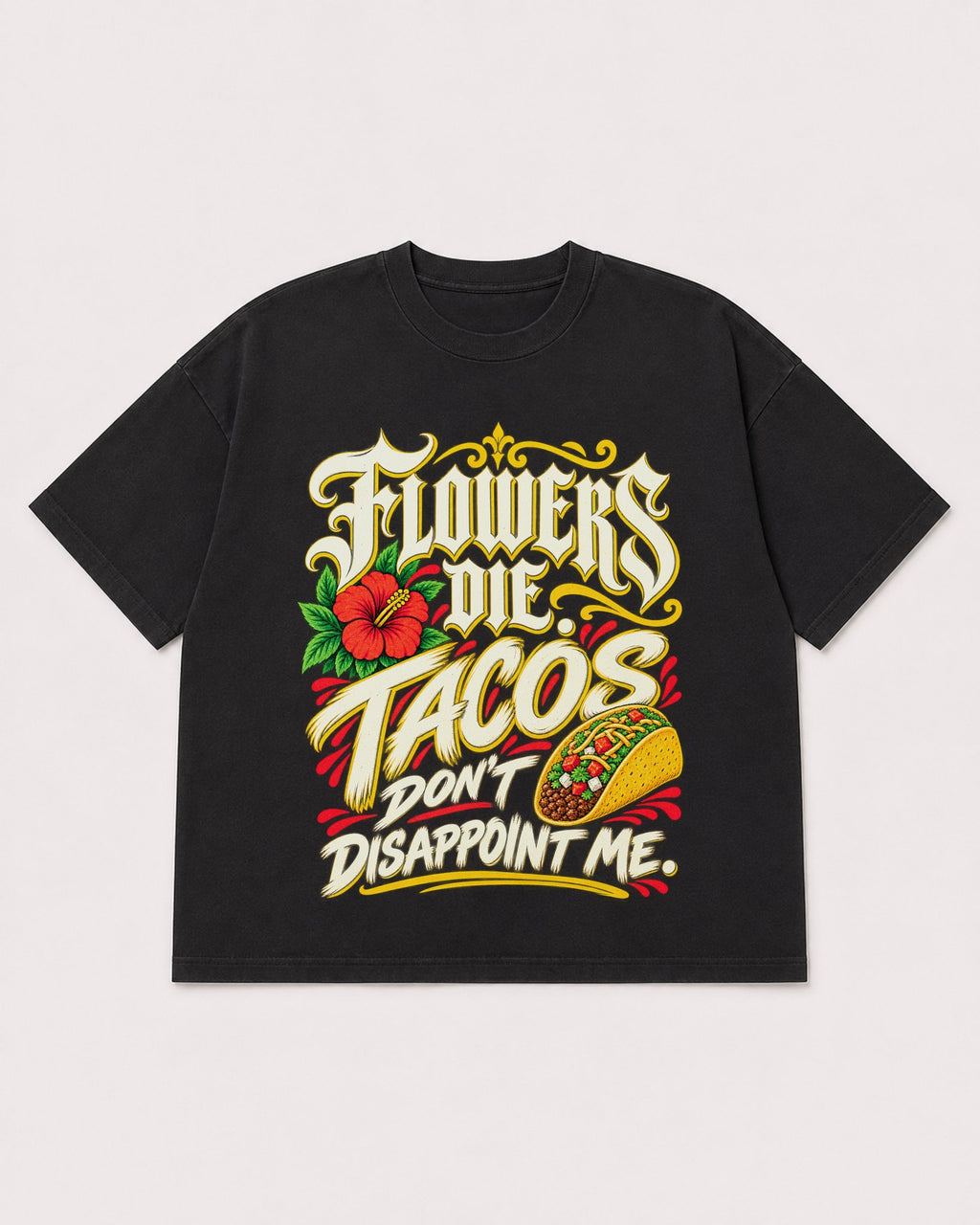 Mockup Boxy Heavyweight Tee Black product