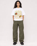 Mockup Boxy Heavyweight Tee White female full-body 07