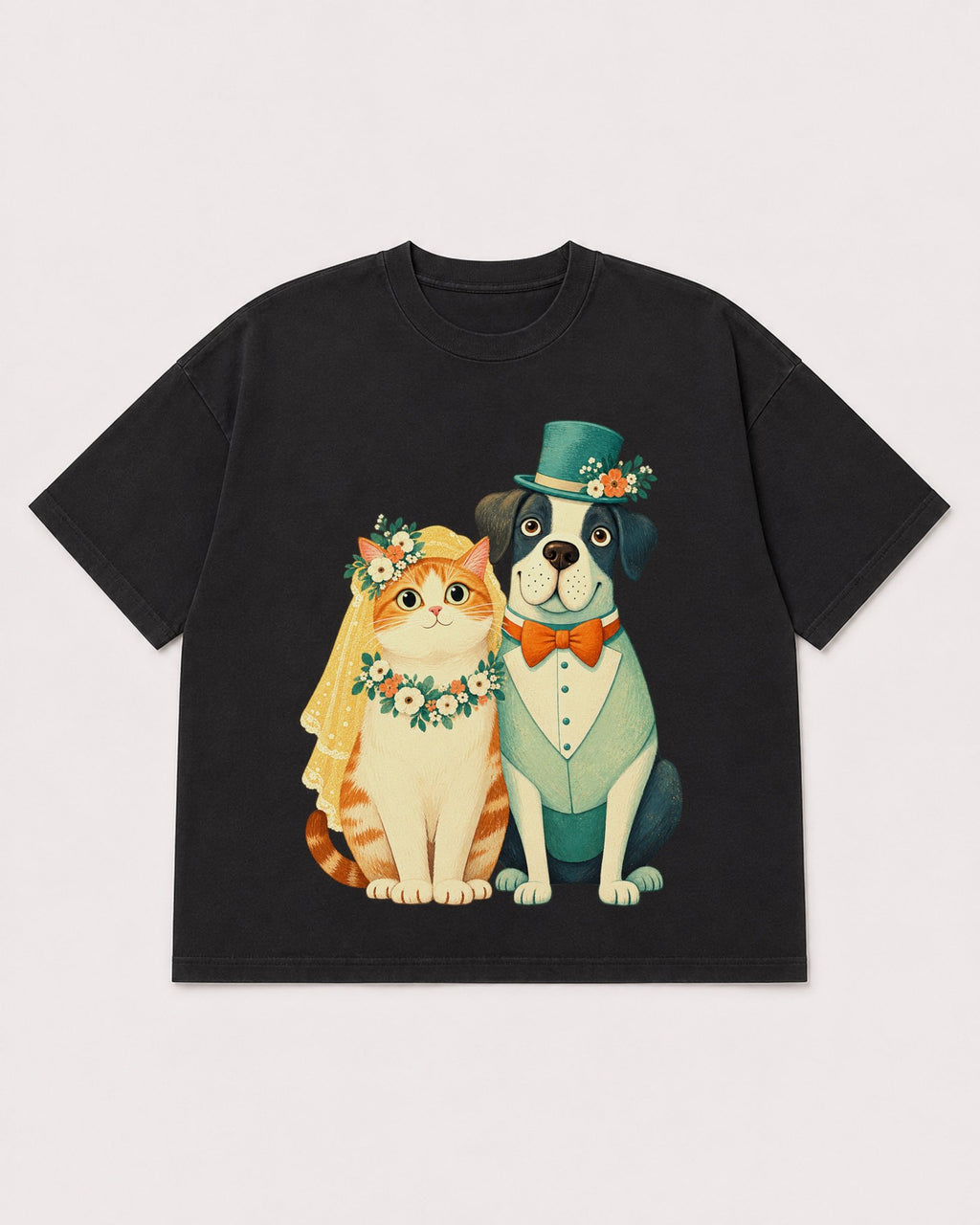 Mockup Boxy Heavyweight Tee Black product