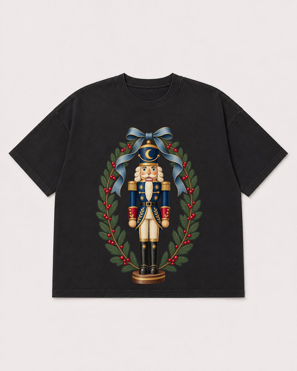 Mockup Boxy Heavyweight Tee Black product