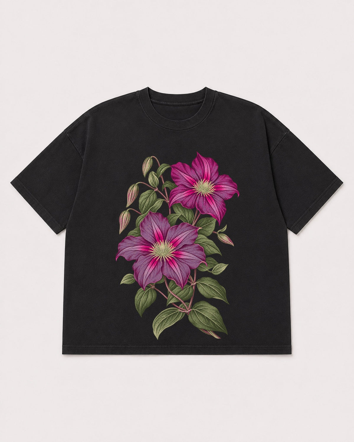 Mockup Boxy Heavyweight Tee Black product