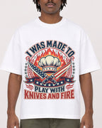 Mockup Boxy Heavyweight Tee White male close-up 04