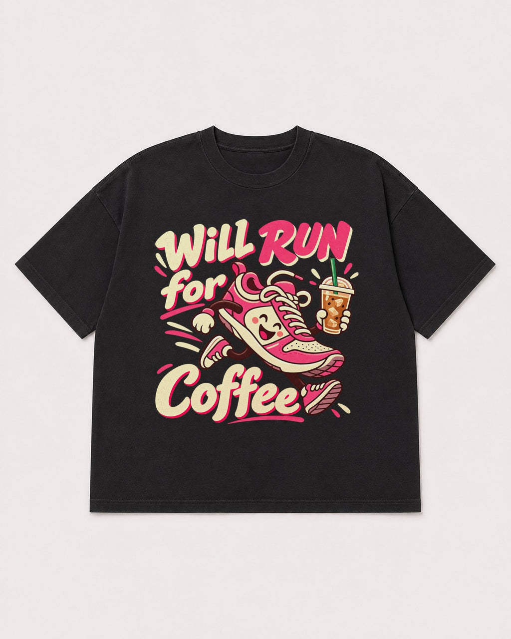 Mockup Boxy Heavyweight Tee Black product
