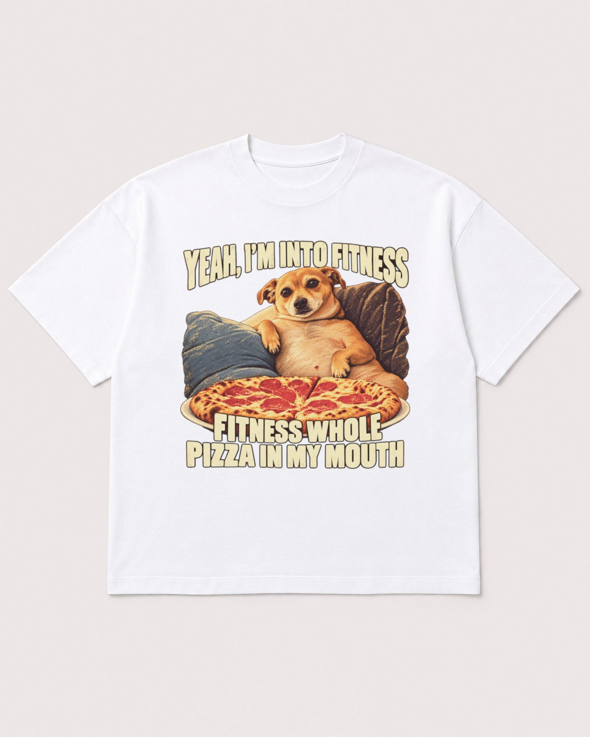 Mockup Boxy Heavyweight Tee White product