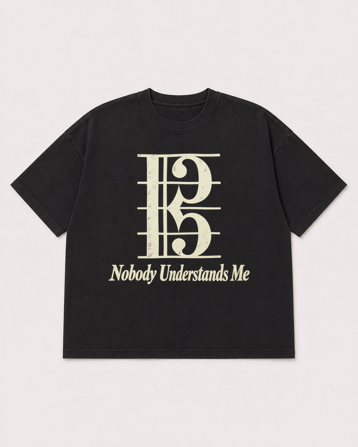 Mockup Boxy Heavyweight Tee Black product