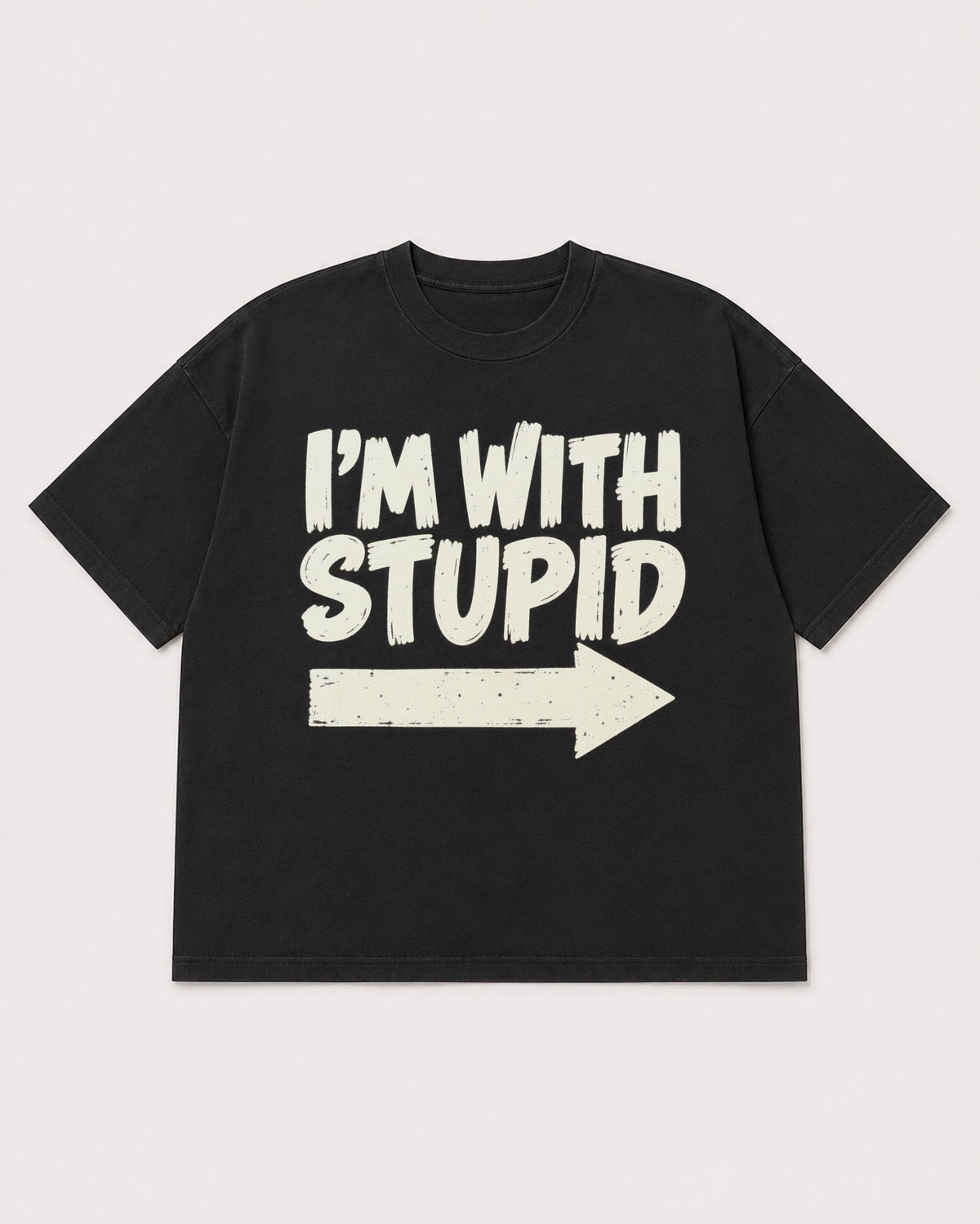 Mockup Boxy Heavyweight Tee Black product