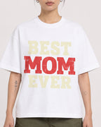 Mockup Boxy Heavyweight Tee White female close-up 12