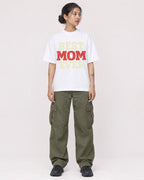 Mockup Boxy Heavyweight Tee White female full-body 12