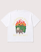 Mockup Boxy Heavyweight Tee White product