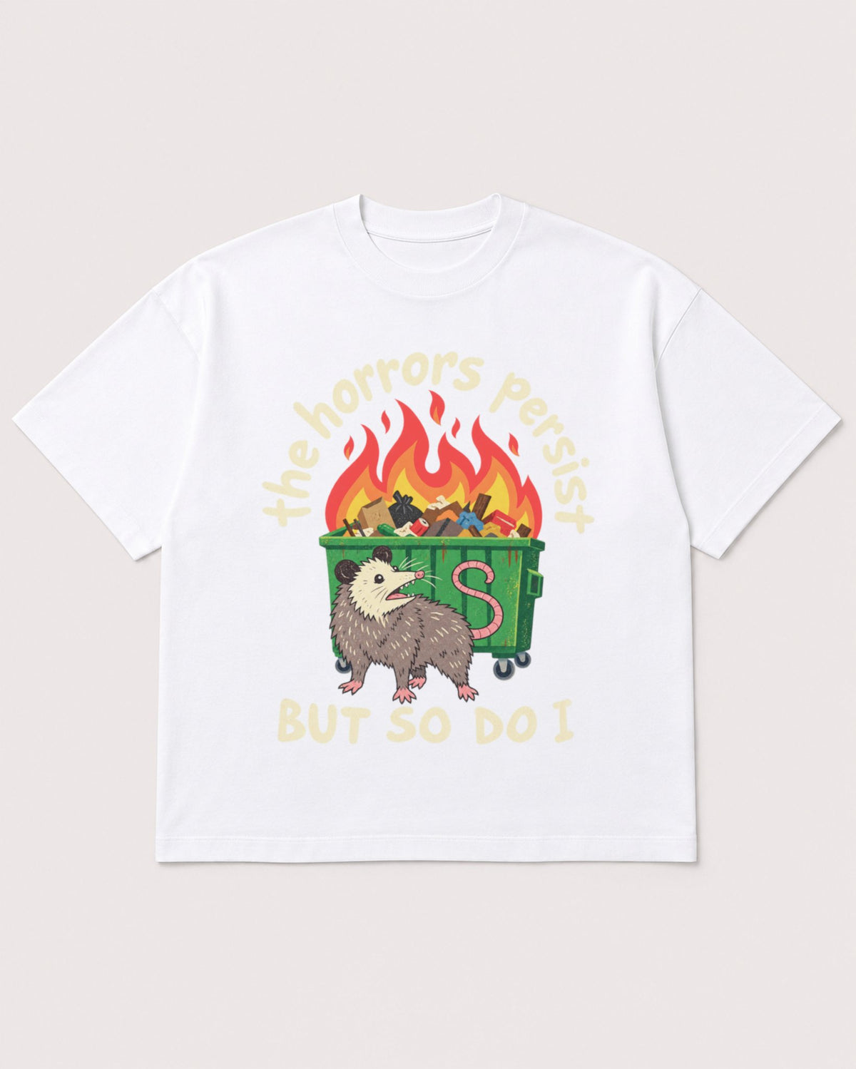 Mockup Boxy Heavyweight Tee White product
