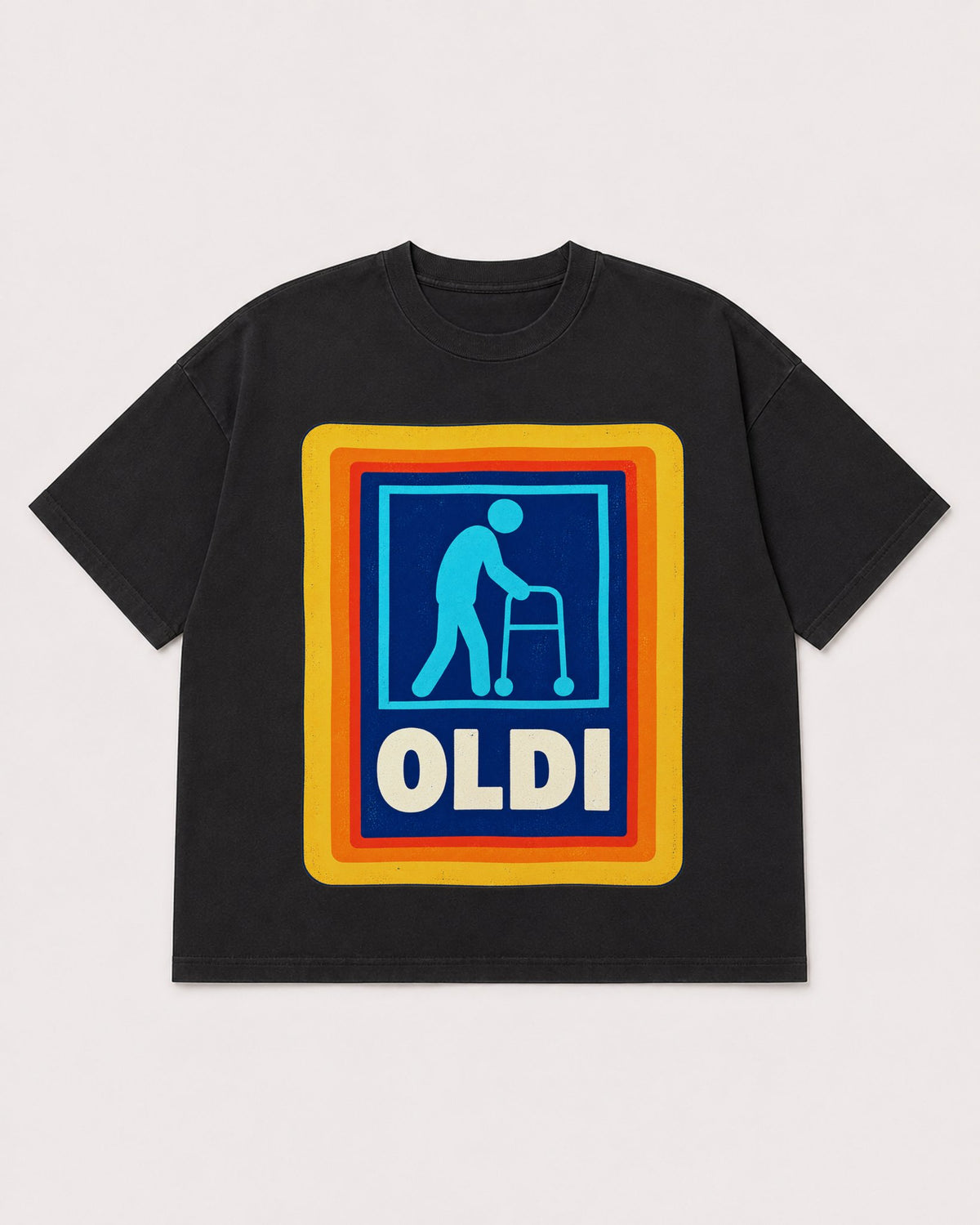 Mockup Boxy Heavyweight Tee Black product