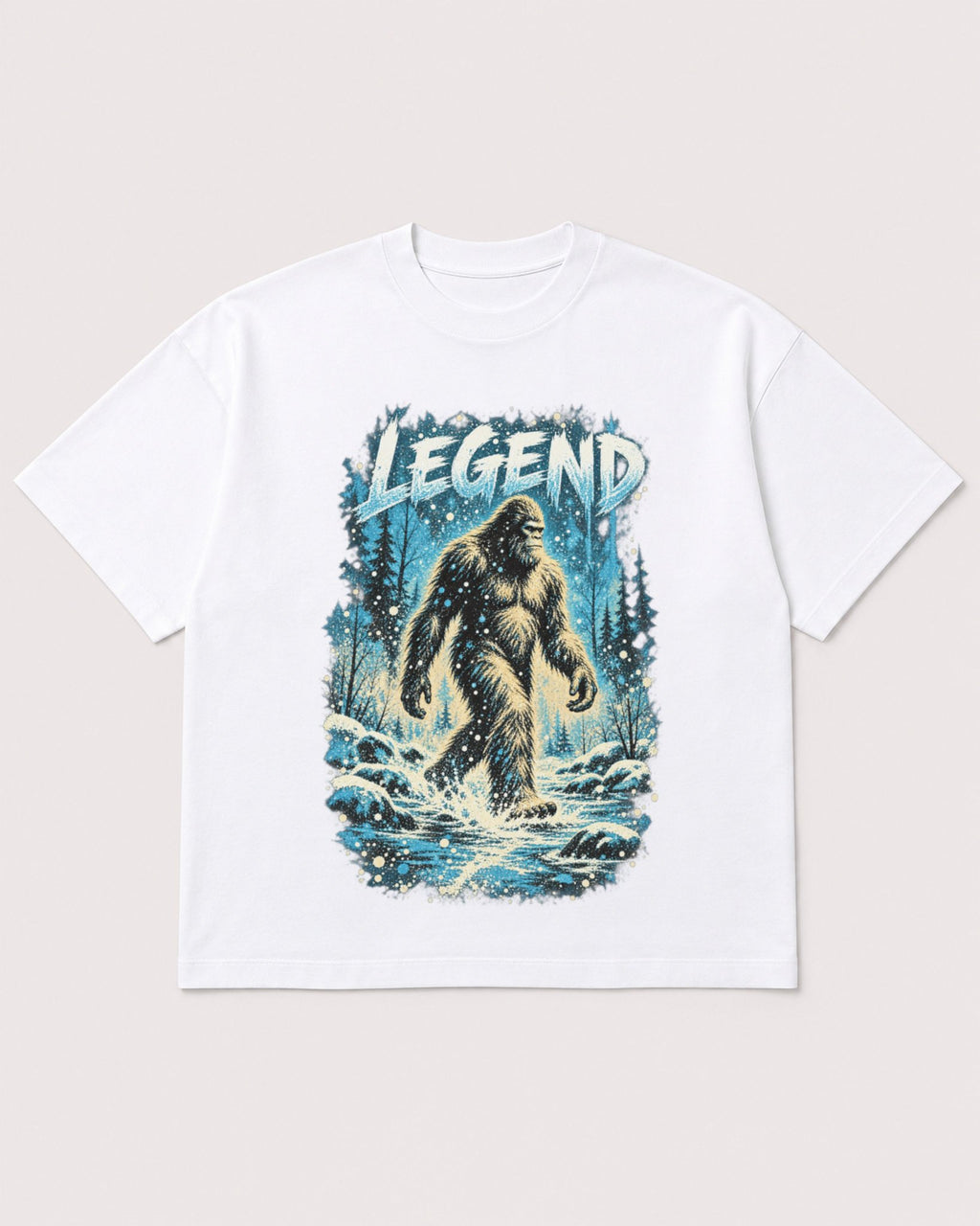 Mockup Boxy Heavyweight Tee White product